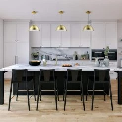 Dolores 1-Light Matte Brass Standard Mini Pendant by Globe Electric -Deals Globe Electric Store matte brass globe electric chandeliers 61261 4f 1000