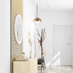 Amelia 1-Light Matte Brass Mini Pendant Light with Frosted Glass Shade by Globe Electric 17 Amelia 1-Light Matte Brass Mini Pendant Light with Frosted Glass Shade by Globe Electric -Deals Globe Electric Store matte brass globe electric chandeliers 91002297 31 1000