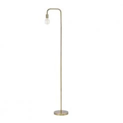 Holden 70 in. Matte Brass Floor Lamp by Globe Electric