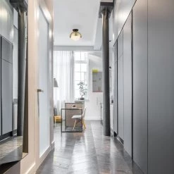 Oswald 10 in. 1-Light Matte Brass Flush Mount with Matte Black Accent Canopy and Frosted Glass Shade by Globe Electric 11 Oswald 10 in. 1-Light Matte Brass Flush Mount with Matte Black Accent Canopy and Frosted Glass Shade by Globe Electric -Deals Globe Electric Store matte brass globe electric flush mount lights 60320 4f 1000