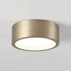 Edinburg 10.2 in. Matte Brass LED Integrated Flush Mount with Frosted Glass Shade by Globe Electric 14 Edinburg 10.2 in. Matte Brass LED Integrated Flush Mount with Frosted Glass Shade by Globe Electric -Deals Globe Electric Store matte brass globe electric flush mount lights 60979 66 1000
