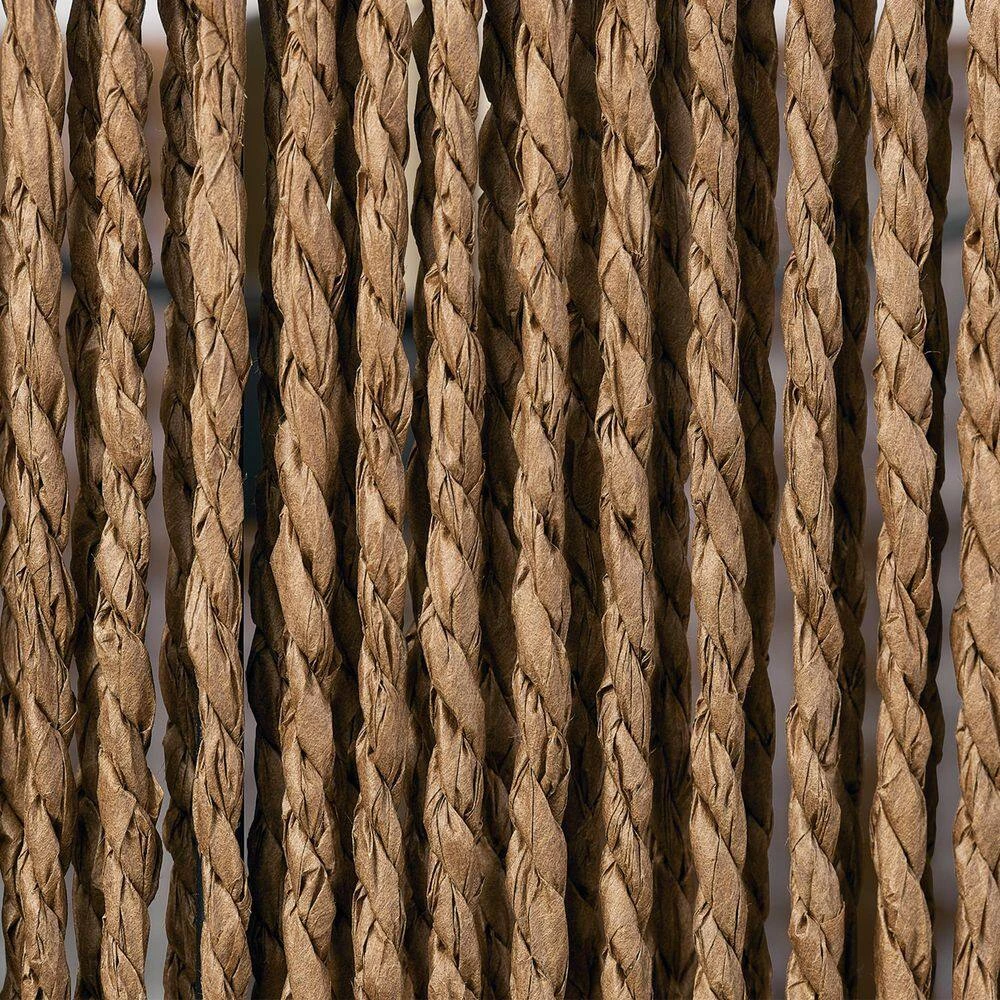 14 in. 1-Light Matte Brass Semi-Flush Mount Ceiling Light with Paper Twine Shade by Globe Electric 6 14 in. 1-Light Matte Brass Semi-Flush Mount Ceiling Light with Paper Twine Shade by Globe Electric - Image 6