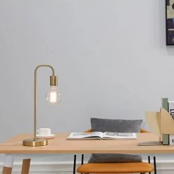 Holden 18 in. Matte Brass Table Lamp by Globe Electric -Deals Globe Electric Store matte brass globe electric lamp bases 67433 1f 1000