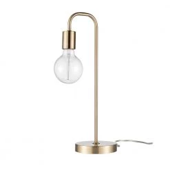 Holden 18 in. Matte Brass Table Lamp by Globe Electric