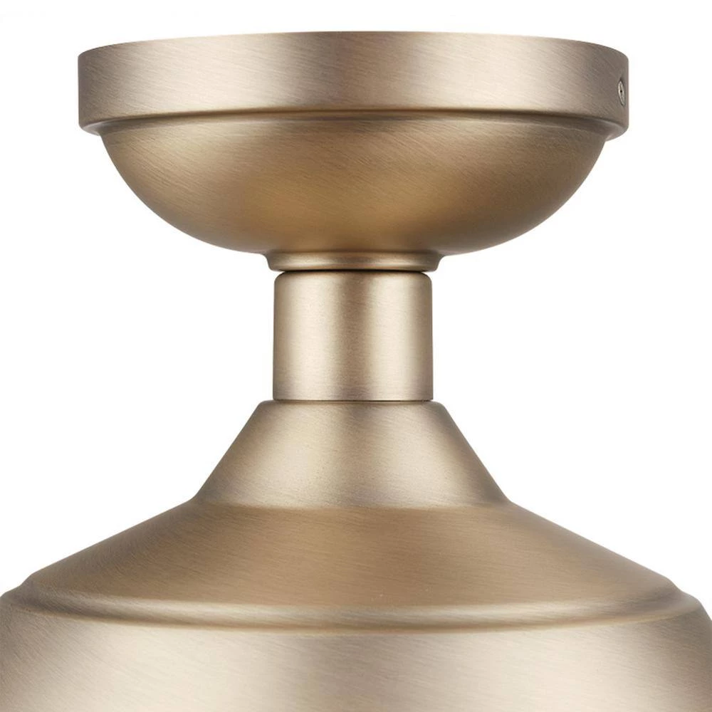 Kurt 1-Light Matte Brass Outdoor Indoor Semi-Flush Mount Light by Globe Electric 10 Kurt 1-Light Matte Brass Outdoor Indoor Semi-Flush Mount Light by Globe Electric - Image 10