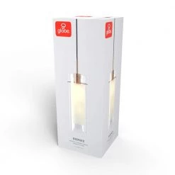 Sydney 1-Light Matte Brass Pendant Light with Clear Glass Outer Shade and Frosted Glass Insert by Globe Electric 16 Sydney 1-Light Matte Brass Pendant Light with Clear Glass Outer Shade and Frosted Glass Insert by Globe Electric -Deals Globe Electric Store matte brass globe electric pendant lights 91002298 76 1000