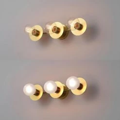 20 in. 3-Light Matte Brass Vanity Light with All-in-One 4-Piece Bathroom Accessory Set by Globe Electric -Deals Globe Electric Store matte brass globe electric vanity lighting 91002821 fa 1000