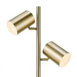 Pratt 63 in. 3-Light Matte Soft Gold Floor Lamp with Large Weighted Base by Globe Electric -Deals Globe Electric Store matte gold globe electric floor lamps 67604 c3 1000