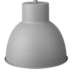 1-Light Matte Gray Pendant with Gray Designer Fabric Cord by Globe Electric -Deals Globe Electric Store matte gray globe electric chandeliers 61002 1f 1000