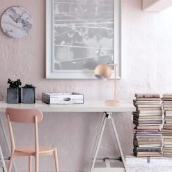 Hannah 18 in. Matte Pink Desk Lamp with Brass Accent by Globe Electric 14 Hannah 18 in. Matte Pink Desk Lamp with Brass Accent by Globe Electric -Deals Globe Electric Store matte pink globe electric desk lamps 91000675 1f 1000