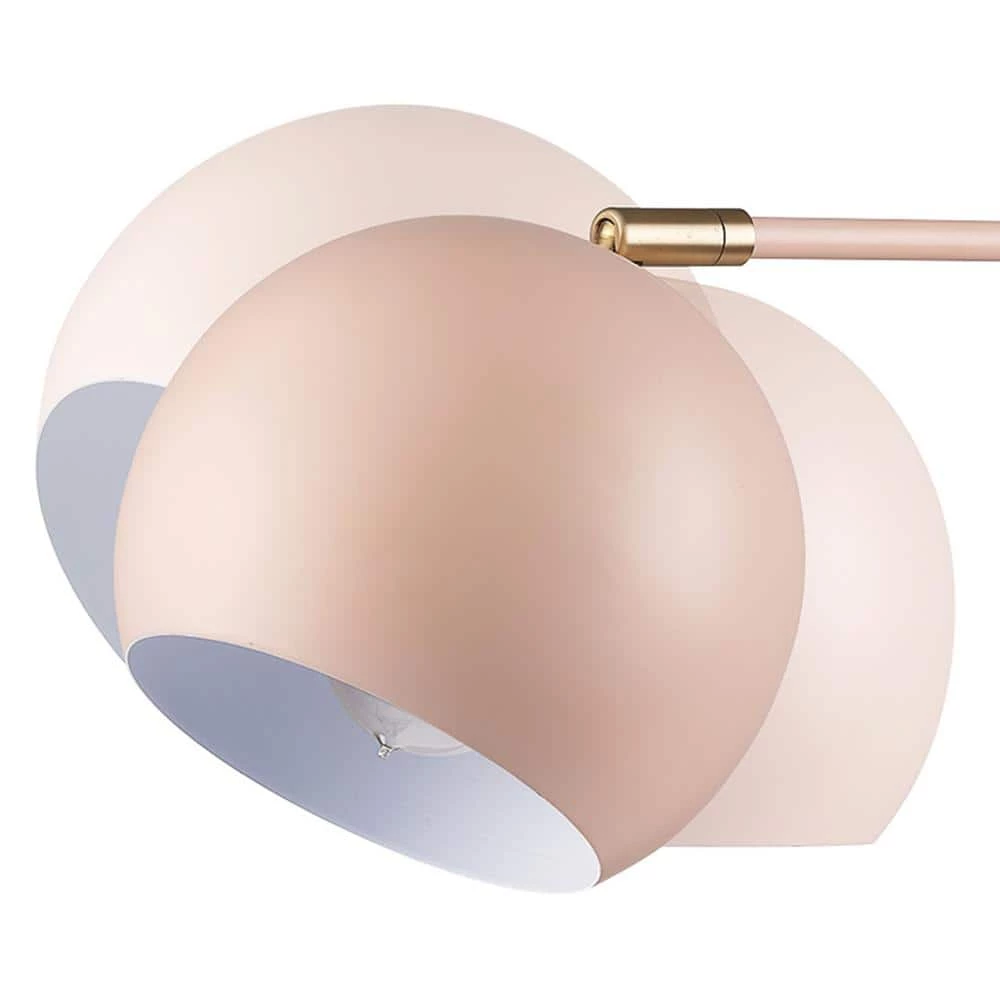 Hannah 18 in. Matte Pink Desk Lamp with Brass Accent by Globe Electric 7 Hannah 18 in. Matte Pink Desk Lamp with Brass Accent by Globe Electric - Image 7