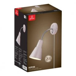 Sophie 1-Light Matte Rose Plug-In or Hardwire Wall Sconce by Globe Electric 13 Sophie 1-Light Matte Rose Plug-In or Hardwire Wall Sconce by Globe Electric -Deals Globe Electric Store matte rose globe electric wall sconces 13064 76 1000