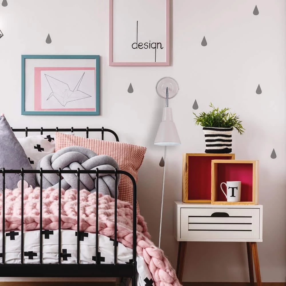 Sophie 1-Light Matte Rose Plug-In or Hardwire Wall Sconce by Globe Electric 3 Sophie 1-Light Matte Rose Plug-In or Hardwire Wall Sconce by Globe Electric - Image 3