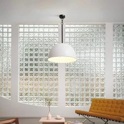 Warren 1-Light Matte White Pendant with Dark Bronze Accents, Vintage Incandescent Bulb Included by Globe Electric -Deals Globe Electric Store matte white globe electric chandeliers 60401 c3 1000