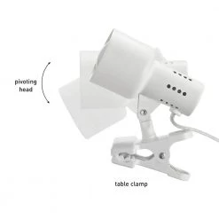 Jojo 5.5 in. Matte White Clip-Arm Desk Lamp, Bulb Included by Globe Electric 13 Jojo 5.5 in. Matte White Clip-Arm Desk Lamp, Bulb Included by Globe Electric -Deals Globe Electric Store matte white globe electric desk lamps 52965 1f 1000