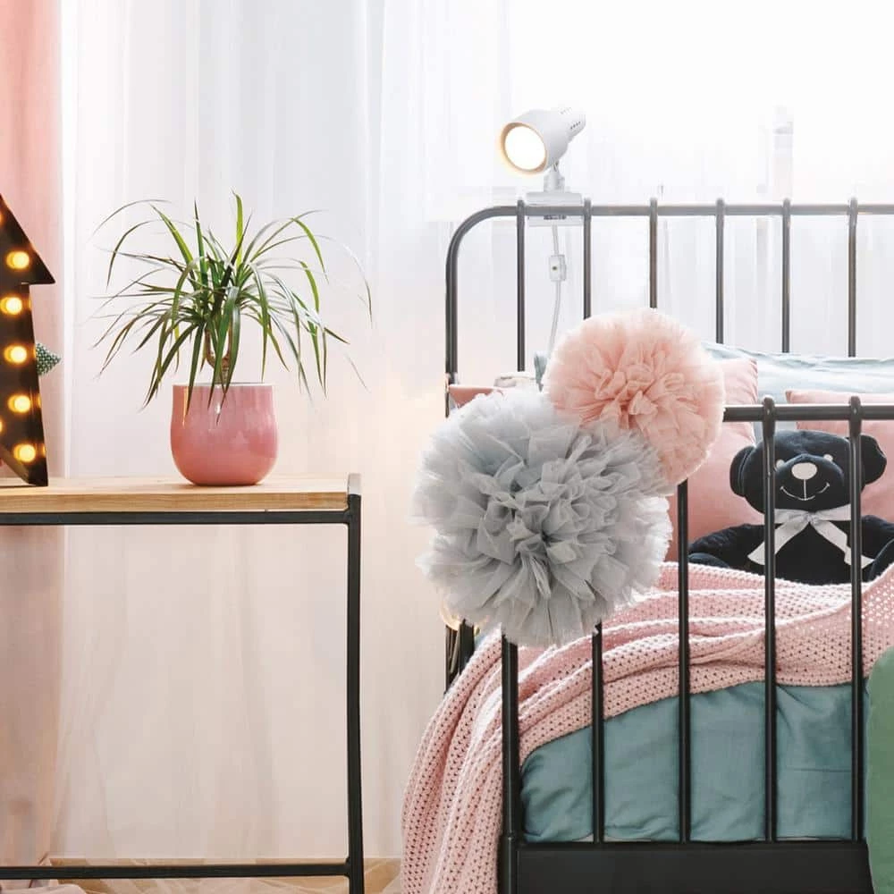 Jojo 5.5 in. Matte White Clip-Arm Desk Lamp, Bulb Included by Globe Electric 9 Jojo 5.5 in. Matte White Clip-Arm Desk Lamp, Bulb Included by Globe Electric - Image 9