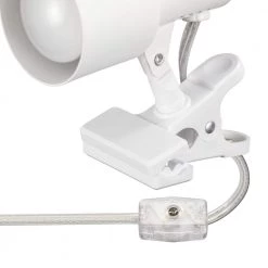 Jojo 5.5 in. Matte White Clip-Arm Desk Lamp, Bulb Included by Globe Electric 12 Jojo 5.5 in. Matte White Clip-Arm Desk Lamp, Bulb Included by Globe Electric -Deals Globe Electric Store matte white globe electric desk lamps 52965 4f 1000