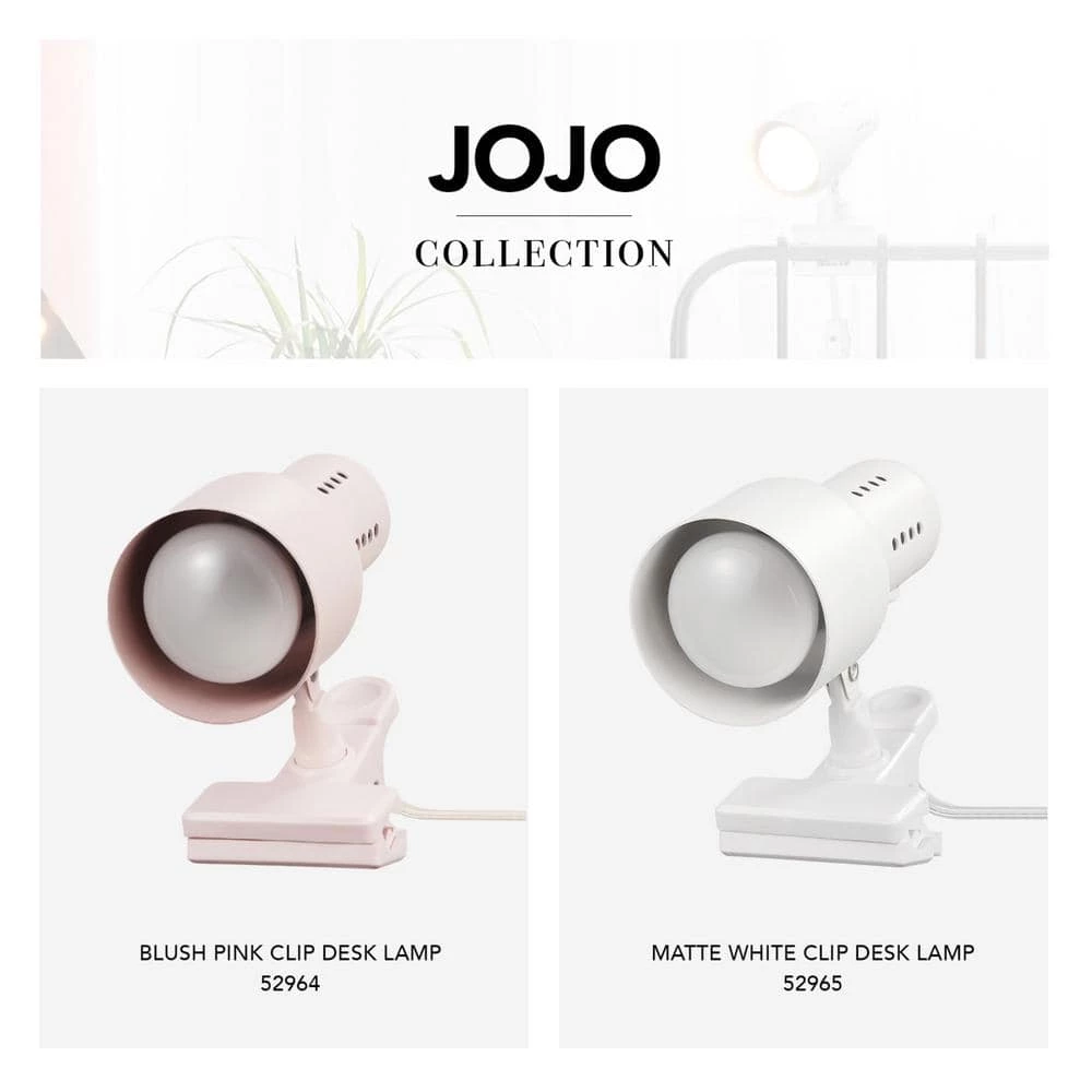 Jojo 5.5 in. Matte White Clip-Arm Desk Lamp, Bulb Included by Globe Electric 8 Jojo 5.5 in. Matte White Clip-Arm Desk Lamp, Bulb Included by Globe Electric - Image 8