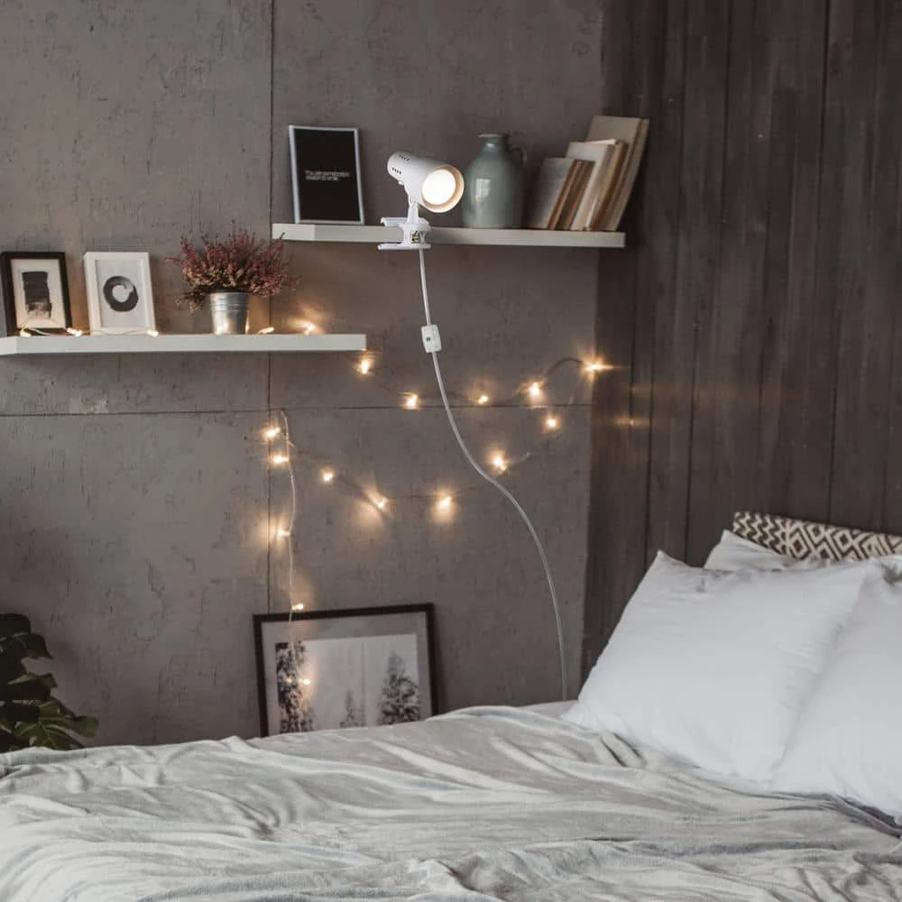 Jojo 5.5 in. Matte White Clip-Arm Desk Lamp, Bulb Included by Globe Electric 3 Jojo 5.5 in. Matte White Clip-Arm Desk Lamp, Bulb Included by Globe Electric - Image 3