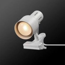 Jojo 5.5 in. Matte White Clip-Arm Desk Lamp, Bulb Included by Globe Electric 15 Jojo 5.5 in. Matte White Clip-Arm Desk Lamp, Bulb Included by Globe Electric -Deals Globe Electric Store matte white globe electric desk lamps 52965 fa 1000