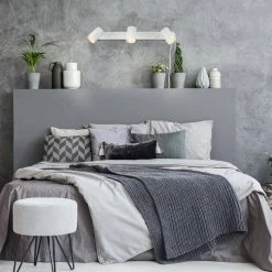 Dale 1.85 ft. 3-Light Matte White Plug-In Linear Track Lighting Kit by Globe Electric -Deals Globe Electric Store matte white globe electric track lighting kits 60024 31 1000