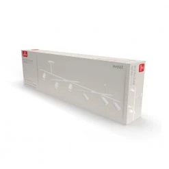 5.3 ft. 6-Light Matte White Flexible Track Lighting Kit with Center Swivel Bars by Globe Electric 16 5.3 ft. 6-Light Matte White Flexible Track Lighting Kit with Center Swivel Bars by Globe Electric -Deals Globe Electric Store matte white globe electric track lighting kits 91002803 76 1000