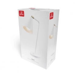 Emily 18 in. Matte White Desk Lamp with Brass Accents by Globe Electric 16 Emily 18 in. Matte White Desk Lamp with Brass Accents by Globe Electric -Deals Globe Electric Store matte white with brass accents globe electric desk lamps 52967 76 1000