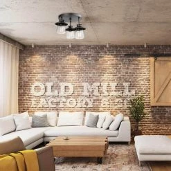 Nate 11 in. 3-Light Oil Rubbed Bronze Semi-Flush Mount Ceiling Light with Clear Glass Shades by Globe Electric 11 Nate 11 in. 3-Light Oil Rubbed Bronze Semi-Flush Mount Ceiling Light with Clear Glass Shades by Globe Electric -Deals Globe Electric Store oil rubbed bronze globe electric flush mount lights 60879 44 1000