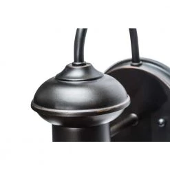 Martes 10 in. Oil Rubbed Bronze Downward Indoor/Outdoor Wall Lantern Sconce Light by Globe Electric -Deals Globe Electric Store oil rubbed bronze globe electric outdoor sconces 40190 1f 1000