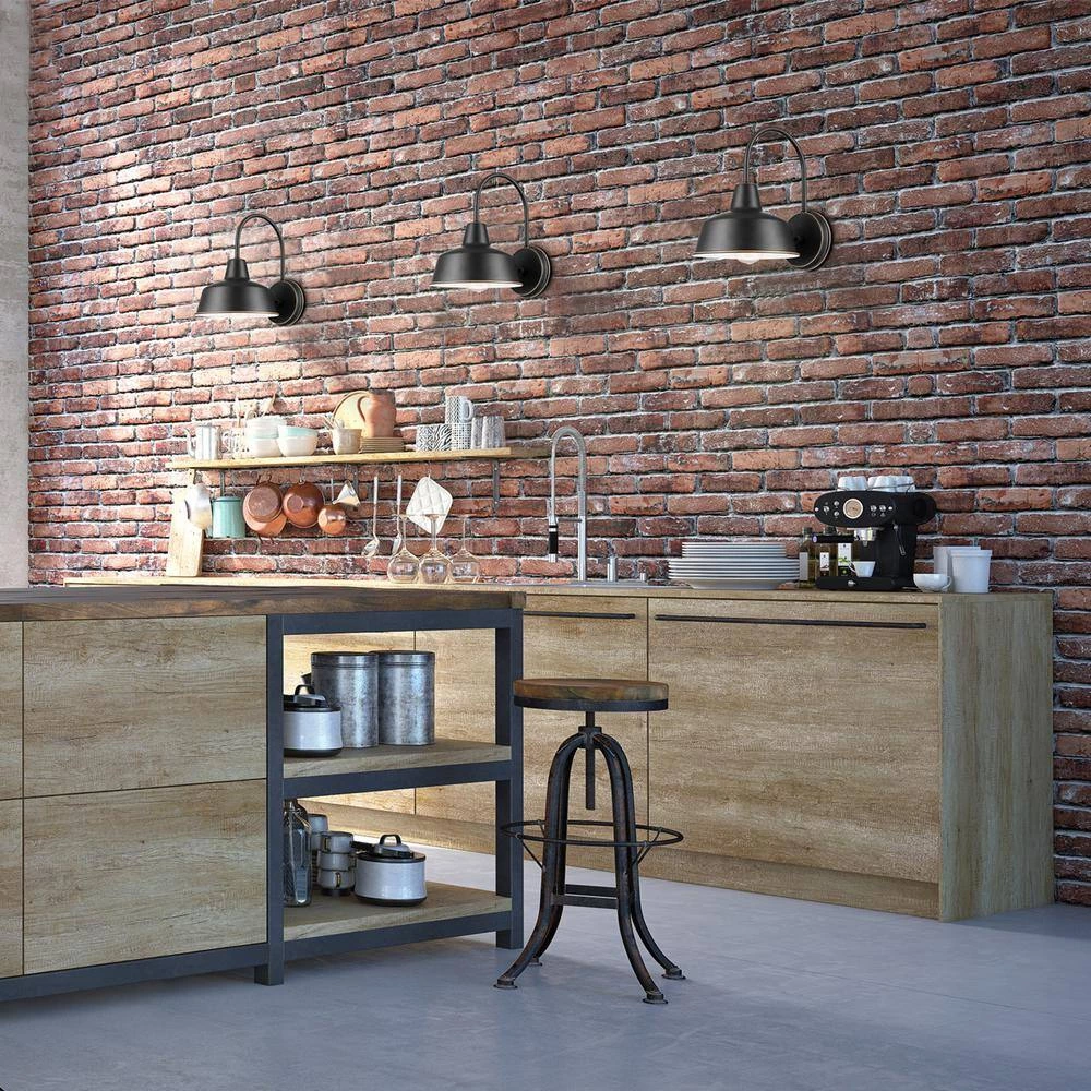 Delancey 1-Light Oil Rubbed Bronze and White Outdoor/Indoor Wall Lantern Sconce by Globe Electric 6 Delancey 1-Light Oil Rubbed Bronze and White Outdoor/Indoor Wall Lantern Sconce by Globe Electric - Image 6