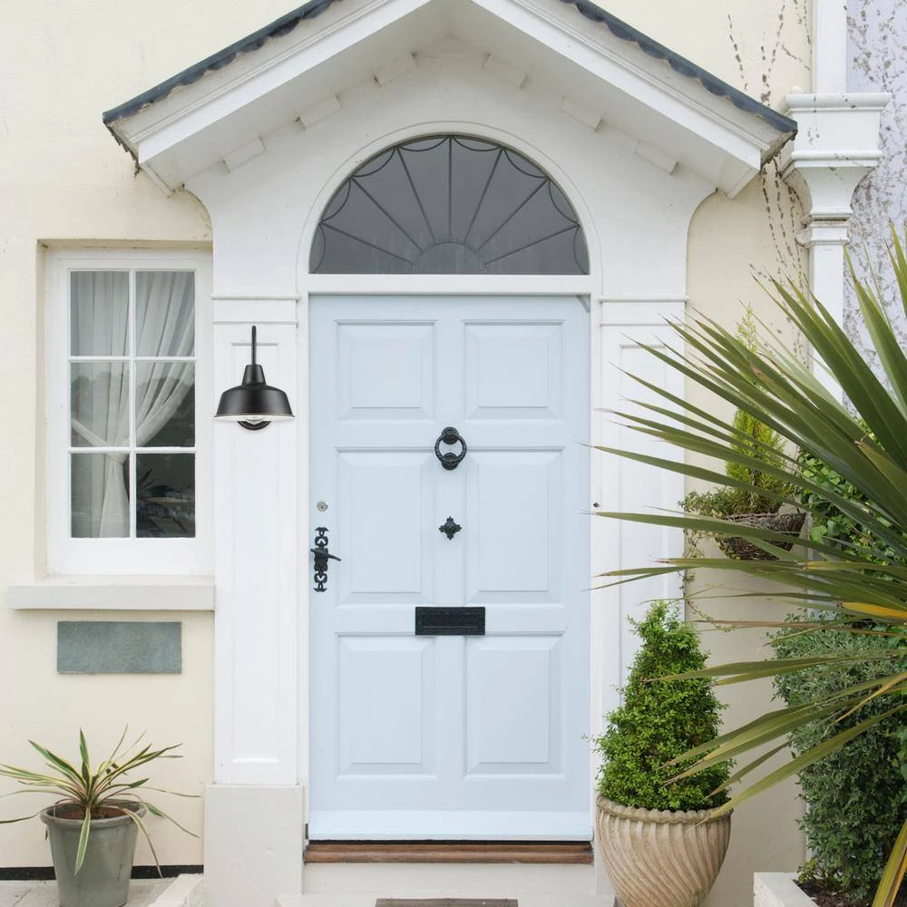 Delancey 1-Light Oil Rubbed Bronze and White Outdoor/Indoor Wall Lantern Sconce by Globe Electric 9 Delancey 1-Light Oil Rubbed Bronze and White Outdoor/Indoor Wall Lantern Sconce by Globe Electric - Image 9