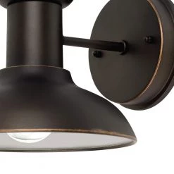 Jameson 1-Light Oil Rubbed Bronze Outdoor Wall Lantern Sconce (2-Pack) by Globe Electric -Deals Globe Electric Store oil rubbed bronze globe electric outdoor sconces 44305 c3 1000