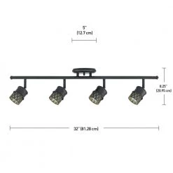 Norris 4-Light Oil Rubbed Bronze Adjustable Track Lighting Kit by Globe Electric -Deals Globe Electric Store oil rubbed bronze globe electric track lighting kits 59063 44 1000