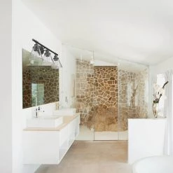 Parker 3-Light Oil Rubbed Bronze 5-Piece All-In-One Bath Light Set by Globe Electric -Deals Globe Electric Store oil rubbed bronze globe electric vanity lighting 50192 44 1000