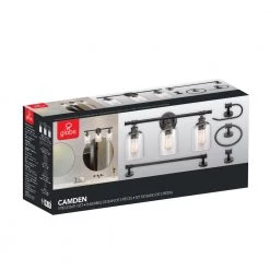 Camden 5-Piece All-In-One Bronze Bathroom Vanity Light Set by Globe Electric -Deals Globe Electric Store oil rubbed bronze globe electric vanity lighting 51415 76 1000