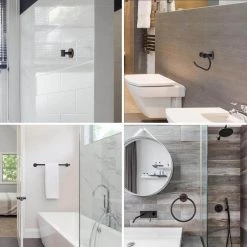 Bayfield 3-Light Oil Rubbed Bronze Vanity Light With Seeded Glass Shades and Bath Set by Globe Electric 12 Bayfield 3-Light Oil Rubbed Bronze Vanity Light With Seeded Glass Shades and Bath Set by Globe Electric -Deals Globe Electric Store oil rubbed bronze globe electric vanity lighting 51549 fa 1000