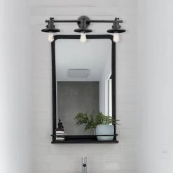 Beaufort 3-Light Oil Rubbed Bronze Sconce by Globe Electric 11 Beaufort 3-Light Oil Rubbed Bronze Sconce by Globe Electric -Deals Globe Electric Store oil rubbed bronze globe electric vanity lighting 59115 44 1000