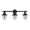 Beaufort 3-Light Oil Rubbed Bronze Sconce by Globe Electric