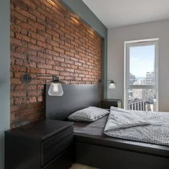 Nate 1-Light Oil Rubbed Bronze Plug-In or Hardwire Wall Sconce with Clear Glass Shade by Globe Electric -Deals Globe Electric Store oil rubbed bronze globe electric wall sconces 51543 4f 1000