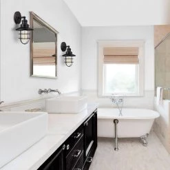 Beaufort 1-Light Oil Rubbed Bronze Sconce by Globe Electric -Deals Globe Electric Store oil rubbed bronze globe electric wall sconces 59123 44 1000