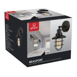 Beaufort 1-Light Oil Rubbed Bronze Sconce by Globe Electric -Deals Globe Electric Store oil rubbed bronze globe electric wall sconces 59123 76 1000