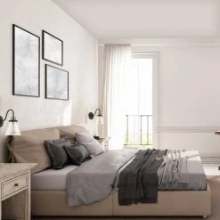 Jackson 1-Light Oil Rubbed Bronze and Antique Brass Wall Sconce Light with Clear Glass Shade by Globe Electric -Deals Globe Electric Store oil rubbed bronze globe electric wall sconces 64932 fa 1000