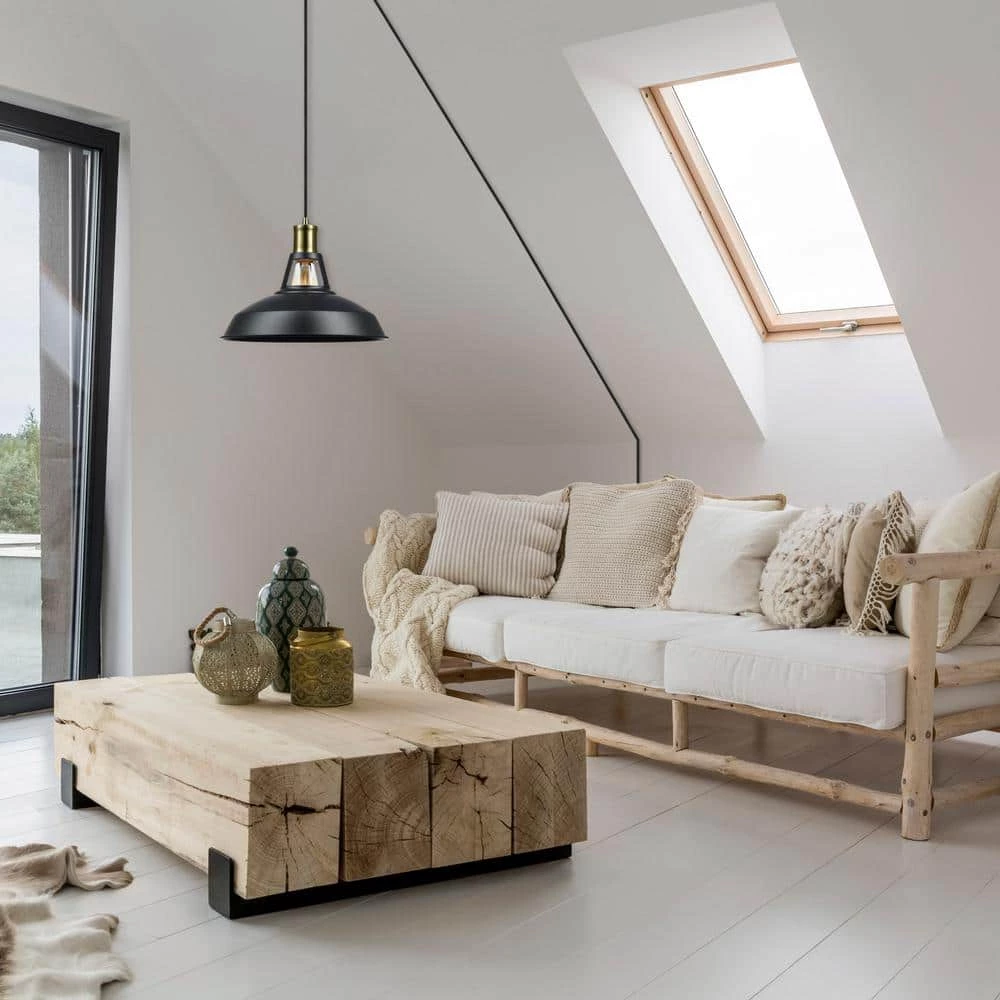 Robin 1-Light Satin Black Pendant by Globe Electric 2 Robin 1-Light Satin Black Pendant by Globe Electric - Image 2