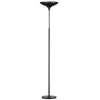 71 in. Black Satin LED Floor Lamp Torchiere with Energy Star by Globe Electric