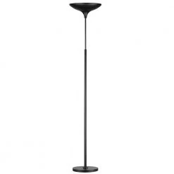 71 in. Black Satin LED Floor Lamp Torchiere with Energy Star by Globe Electric