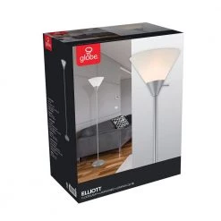 Elliott 72 in. Silver Floor Lamp by Globe Electric -Deals Globe Electric Store silver globe electric floor lamps 67150 76 1000