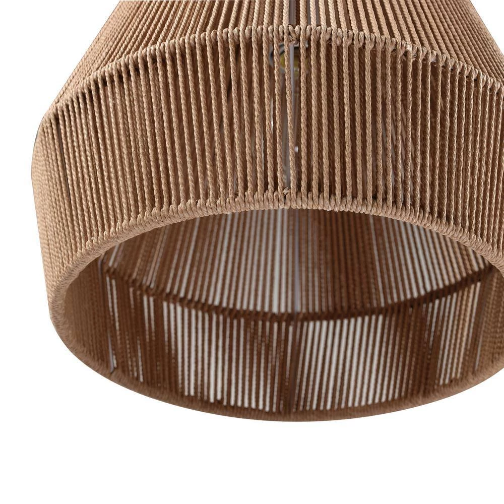 Grant 1-Light Twine and Matte White Pendant Lighting by Globe Electric 6 Grant 1-Light Twine and Matte White Pendant Lighting by Globe Electric - Image 6