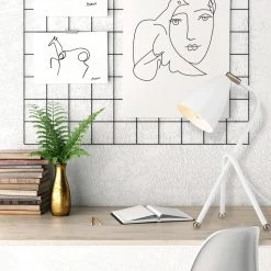 Aiden 16 in. Matte White Desk Lamp with Antique Brass Accents by Globe Electric -Deals Globe Electric Store white and antique brass accents globe electric desk lamps 67336 1f 1000