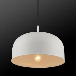 Scarlett 1-Light Matte White Plug-In or Hardwire Pendant Lighting with 15 ft. Cord by Globe Electric -Deals Globe Electric Store white globe electric chandeliers 61101 44 1000