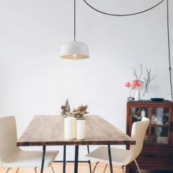 Scarlett 1-Light Matte White Plug-In or Hardwire Pendant Lighting with 15 ft. Cord by Globe Electric -Deals Globe Electric Store white globe electric chandeliers 61101 4f 1000